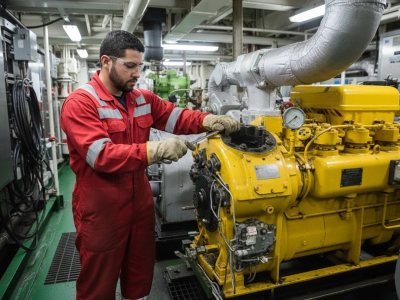 marine vessel air-conditioning installation and HVAC servicing
