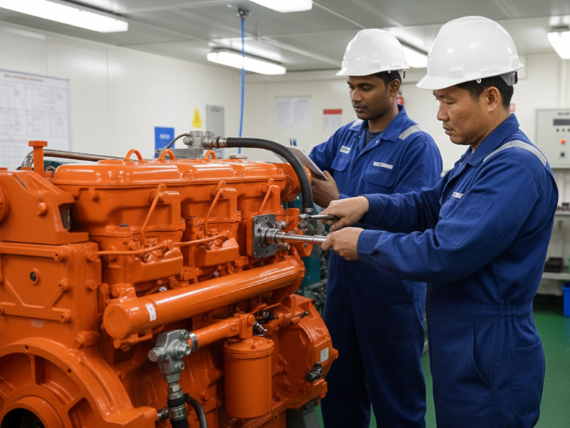 professional marine gearbox repair and scheduled maintenance routines service company in kochi kerala
